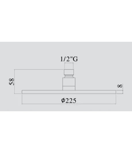 Soffione doccia PAFFONI ZSOF074NO serie MASTER tondo Soffione doccia PAFFONI ZSOF074NO serie MASTER tondo