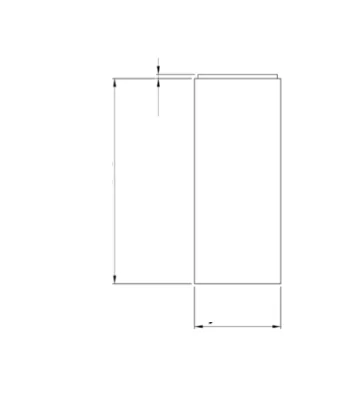 Set prolunga ZPRO106AC serie INOX TECH PAFFONI