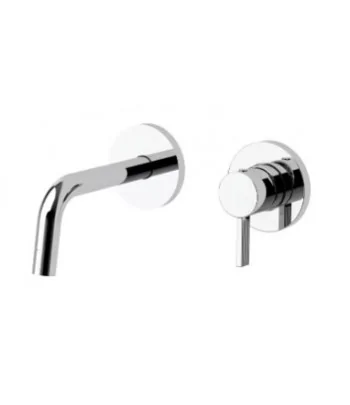 Set esterno FOX BOX104CR70 per lavabo incasso con bocca l.123mm serie FOX PAFFONI