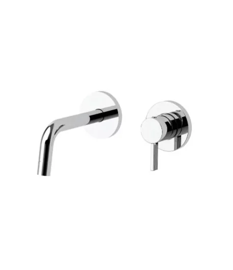 Set esterno FOX BOX104CR70 per lavabo incasso con bocca l.123mm serie FOX PAFFONI