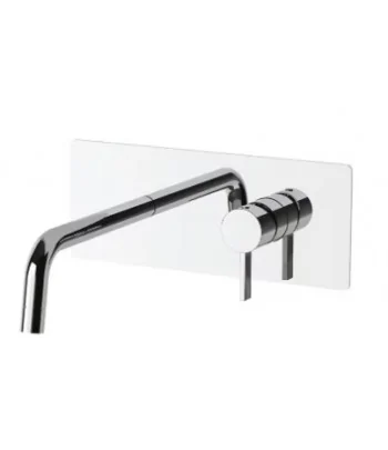 Set esterno FOX BOX104CR per lavabo incasso con bocca l.123 mm serie FOX PAFFONI