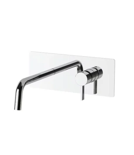 Set esterno FOX BOX104CR per lavabo incasso con bocca l.123 mm serie FOX PAFFONI