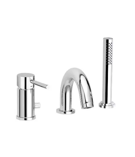 Miscelatore gruppo bordo vasca PAFFONI LIG047CR serie LIGHT