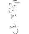 Colonna doccia PAFFONI ZCOL646LIQCR serie BIRILLO