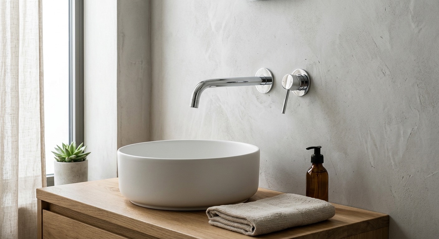 Rubinetto Lavabo a Muro: Come Scegliere Bocca, Corpo Incasso e Altezza